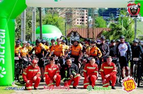 2� Pedal S.S. Bikers arrecada R$ 37 mil para Corpo de Bombeiros Volunt�rios