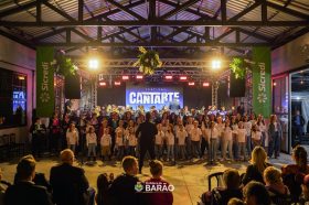 Bar�o celebra inaugura��o hist�rica do Centro Cultural durante a Semana do Munic�pio
