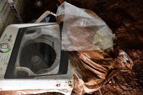 Fam�lia perde casa e vive drama