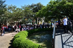 Festival Vokstanzgruppe von Kappesberg em Salvador do Sul teve grupos folcl�ricos da regi�o