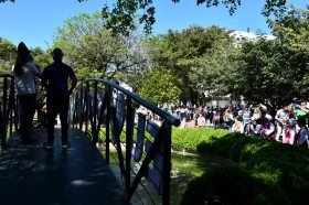 Festival Vokstanzgruppe von Kappesberg em Salvador do Sul teve grupos folcl�ricos da regi�o
