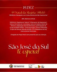 Natal em S�o Jos� do Sul: Uma Programa��o vibrante para a comunidade