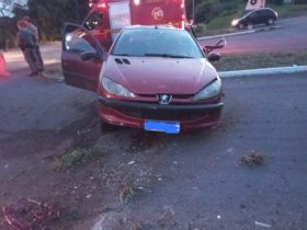 PRF atende acidente grave com tr�s crian�as na BR 470