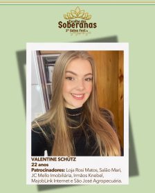 So Jos do Sul escolhe suas soberanas da Gutes Fest nesta sexta-feira