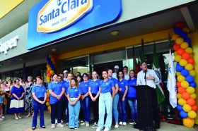 Supermercado Santa Clara em Salvador do Sul � inaugurado