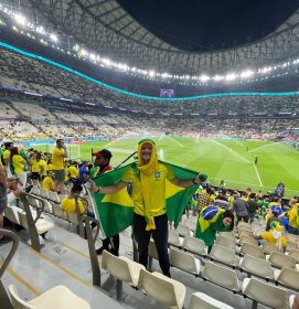 Salvadorense no Catar vive as emoes da Copa do Mundo