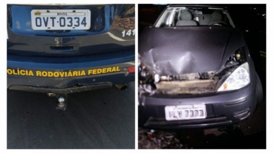 S�o-pedrense embriagado bate carro em ve�culo da PRF