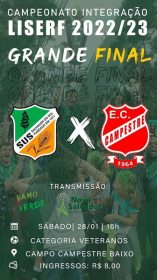 Final dos veteranos � neste s�bado 