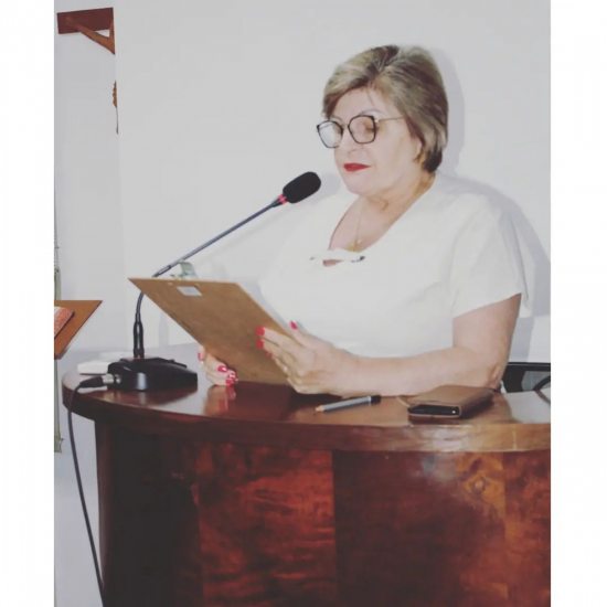 Secretária da educação participa de sessão da Câmara