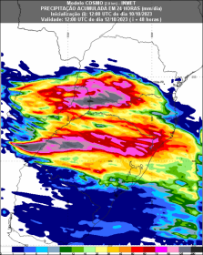 Chuva e tempestades come�am em novo epis�dio de forte instabilidade
