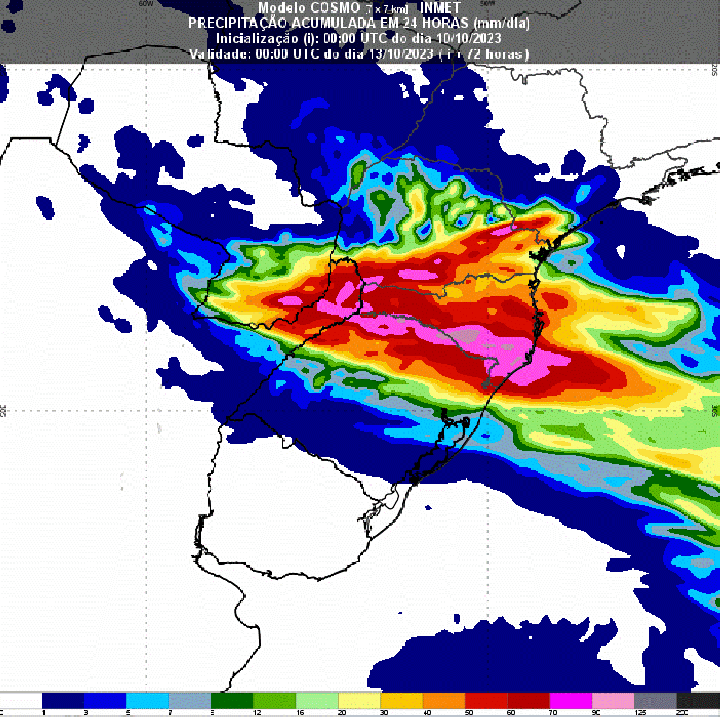 Chuva e tempestades come�am em novo epis�dio de forte instabilidade