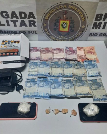 Homem é preso em flagrante por tráfico de drogas em Júlio de Castilhos