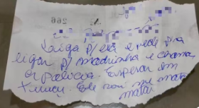 Mulher mantida em c�rcere privado � resgatada ap�s deixar bilhete em posto de combust�vel no RS, diz PRF: 'Ele vai me matar'