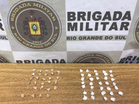 Homem � preso em flagrante pela BM por tr�fico de drogas em Campestre Baixo 