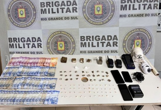Homem  preso e adolescente apreendido por trfico de drogas em Montenegro