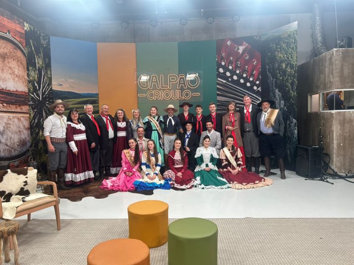 CTG Quer�ncia da Serra participa de grava��o do Galp�o Crioulo