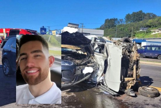 Salvadorense morre em acidente na BR-470, em Garibaldi