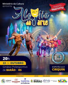 Prepare-se para uma noite m�gica com o espet�culo &lsquo;Cirquin&rsquo;, do Grupo Tholl!