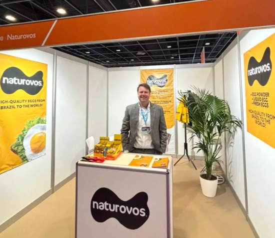 Naturovos destaca produ��o respons�vel e apresenta U�vo na FI Europe 2025, em Paris, na Fran�a