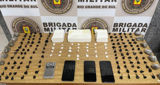 Opera��o da Brigada Militar gera preju�zo de R$ 100 mil ao tr�fico e termina com duas pris�es em Salvador do Sul