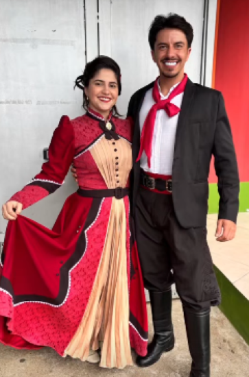 Jovana e Jeferson Richardt conquistam 4� lugar na Inter-Regional do ENART e garantem vaga na final estadual