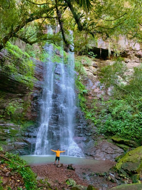 Cascata dos Bugres, em Alto Feliz